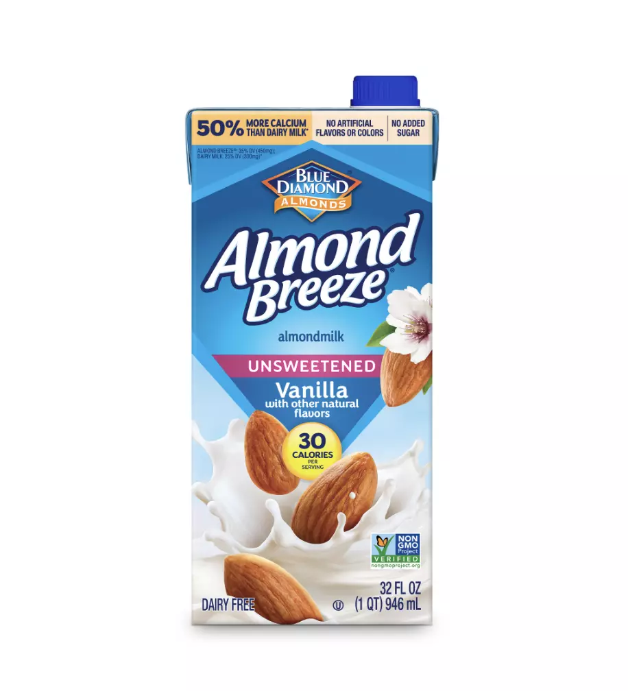 BLUE DIAMOND  UNSWEETENED VANILLA ALMOND MILK 946 ml