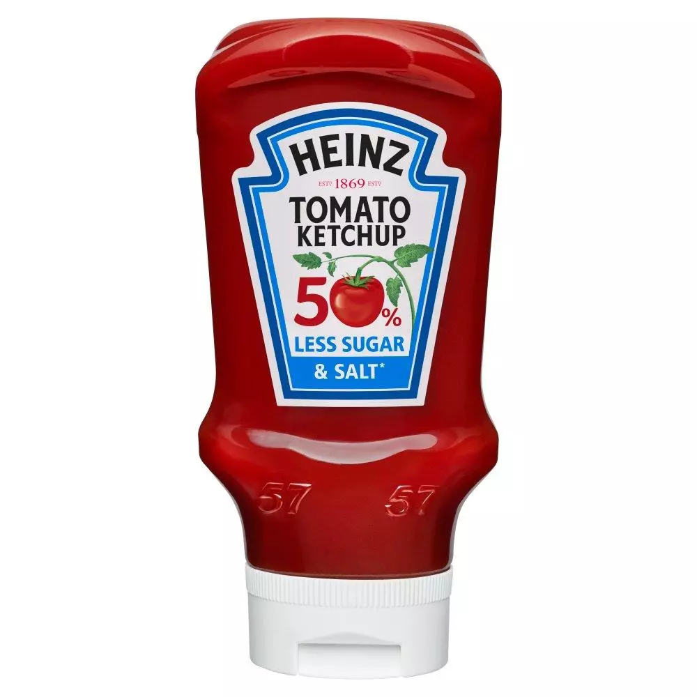 HEINZ LESS SALT N SUG 400ML
