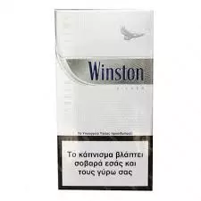 Winston Silver Cigarettes Super Slim	1Carton Pack