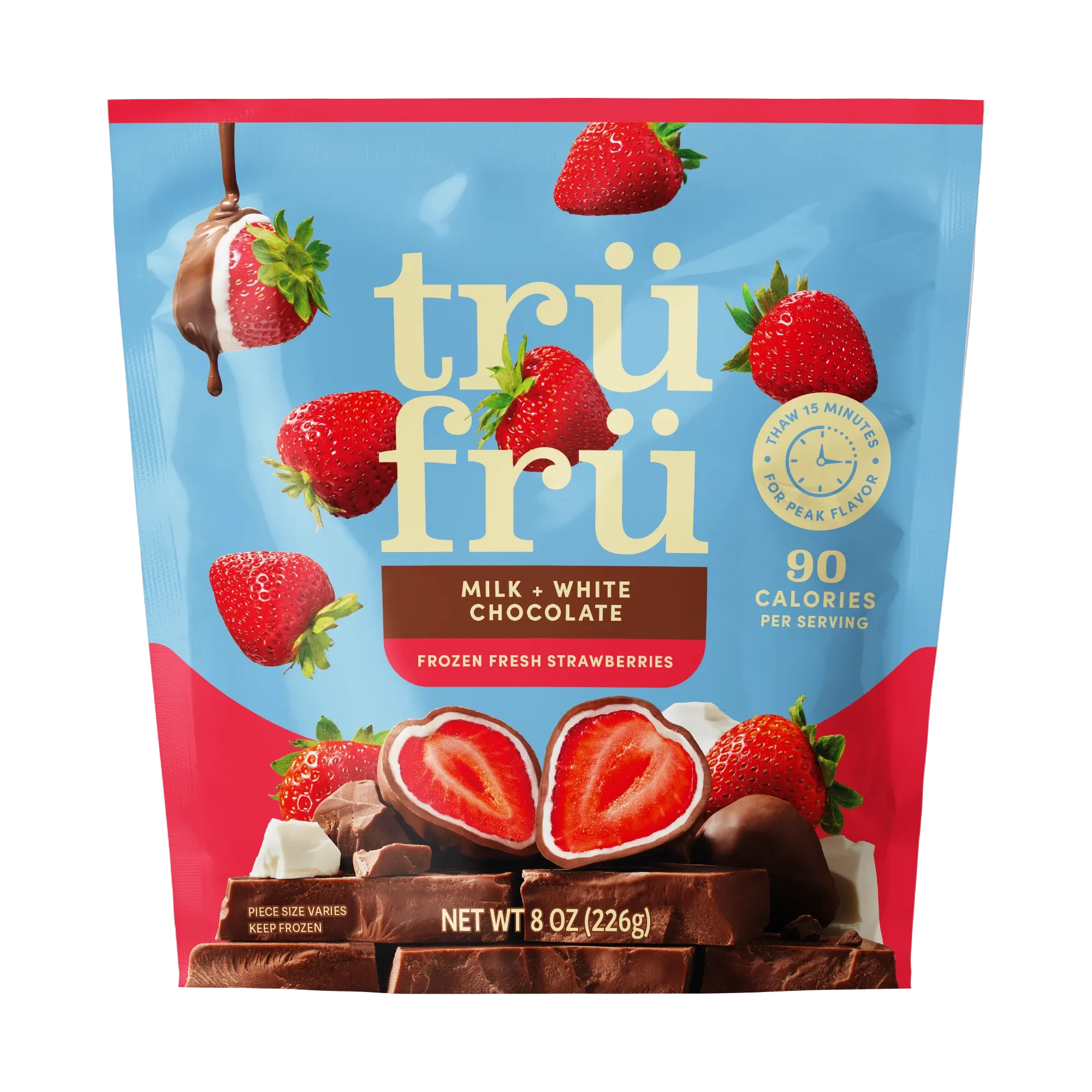 TRUFRU STRAWBERRY MILK 200G