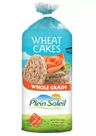 Plein Soleil Whole Grain Wheat Rice Cakes	125g