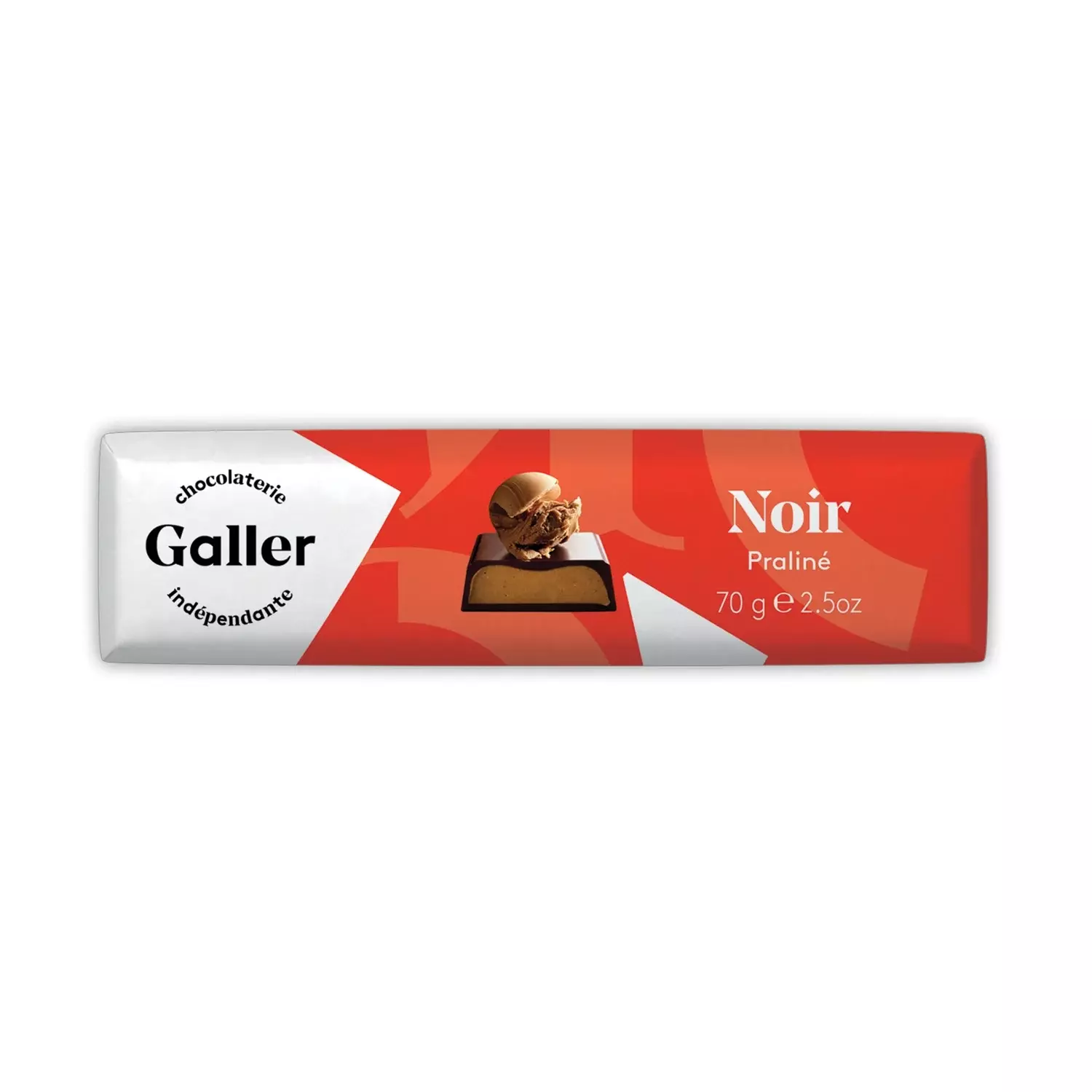 CHOCOLATE GALLER BISCUIT PRALINE 65G