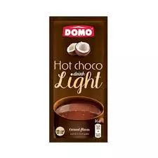 Domo Light Coconut Hot Chocolate Sachet	10g - 1Sachet