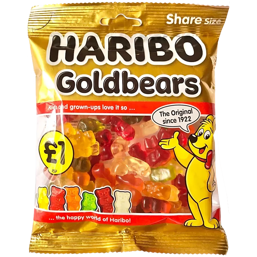 haribo gold bears gummy candy 142g
