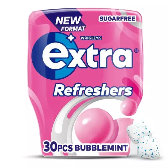 EXTRA REFRESHERS BOTTLE BUBBLEMINT FLAVOUR SF 30 PES