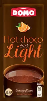 Domo Light Orange Hot Chocolate Sachet	10g - 1Sachet