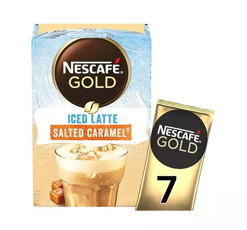 NESCAFE GOLD ICED LATTE SALTED CARAMEL 101G
