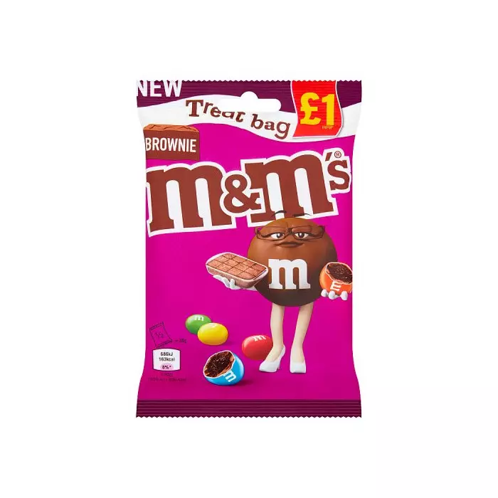 M&M'S TREAT BAG BROWNIE 70G