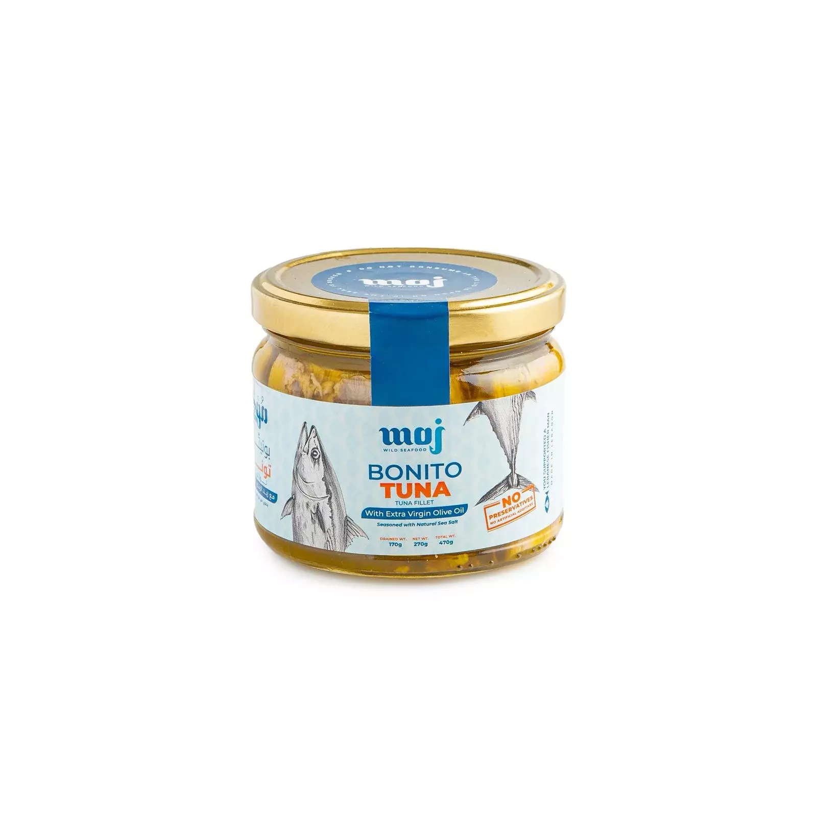 Moj bonito tuna 470g
