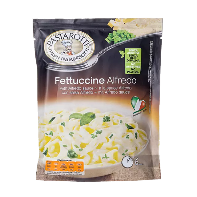 PASTAROTTI FETTUCCINE W ALFREDO SAUCE 175G