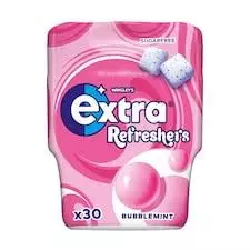 Extra Refresher's Bubblemint Chewing Gum	30Pieces
