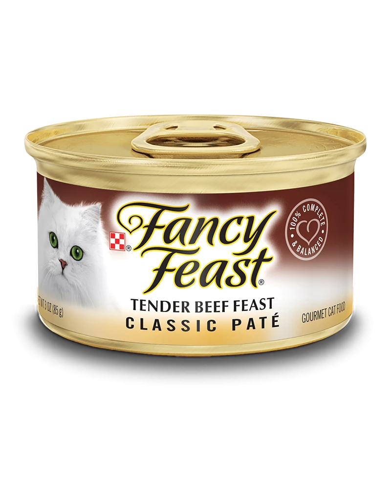 Fancy Feast Classic Paté Tender Beef Fest Wet Cat Food, 3 Oz