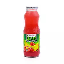 Junet Drink Strawberry & Banana Juice Glass Bottle	300ml