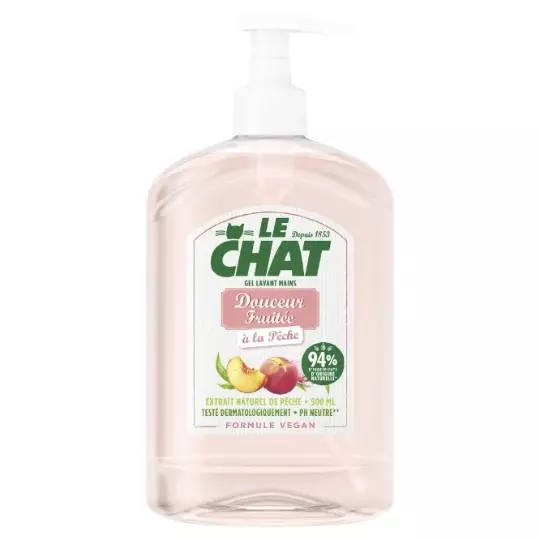 LE CHAT LIQUID HAND SOAP PEACH 500ML