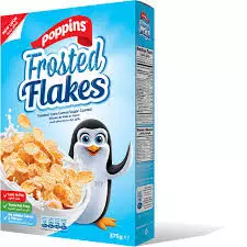 Poppins Frosted Flakes Cereal	500g