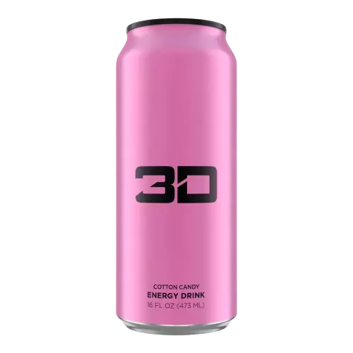 3D Energy Drinks Cotton Candy Flavour 473ml