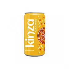 Kinza Orange Carbonated Drink Can	185ml