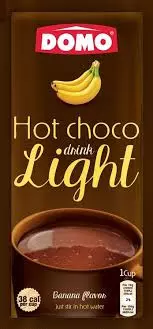 Domo Light Banana Hot Chocolate Sachet	10g - 1Sachet