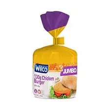 Wilco Jumbo Chicken Burger Bag	910g - 7Units