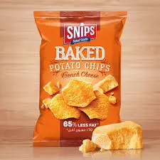 Snips Baked Snacks French Cheese Potato Chips Medium Bag	70 g