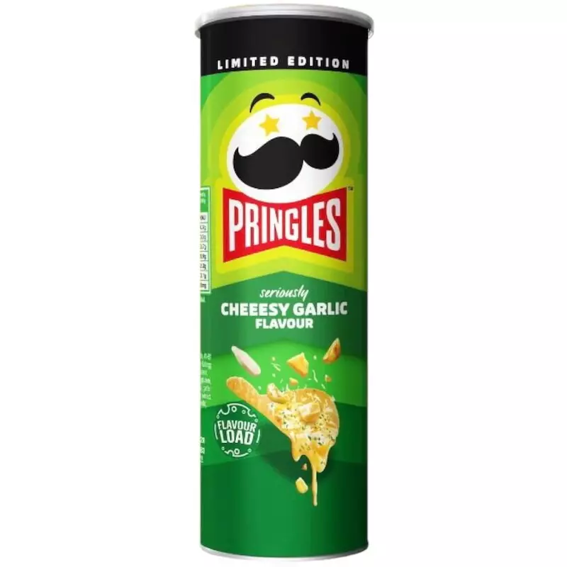 Pringles Rich Cheesy Garlic, 102g
