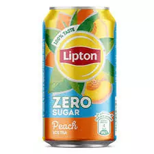 Lipton Zero Added Sugar Peach Iced Tea Can	320ml