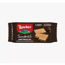 Loacker Sandwich Wafer with Dark Chocolate	25g