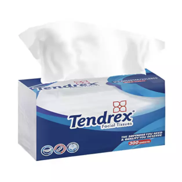 Tendrex Facial Tissue 300 Count