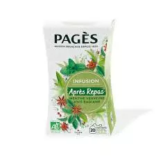 Pages Green Anise Tea Box