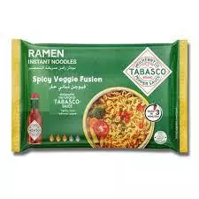 Tabasco Ramen Instant Noodles Spicy Veggie Fusion 75G