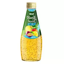 Vinut Basil Seed Cocktail Juice Glass Bottle	290ml