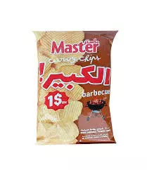 Master Curvey Barbecue Potato Chips	180g