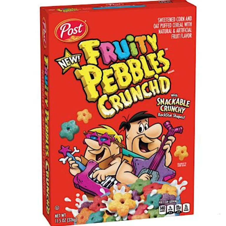 Post Crunch'd Rockastars Fruity Pebbles, 326 g