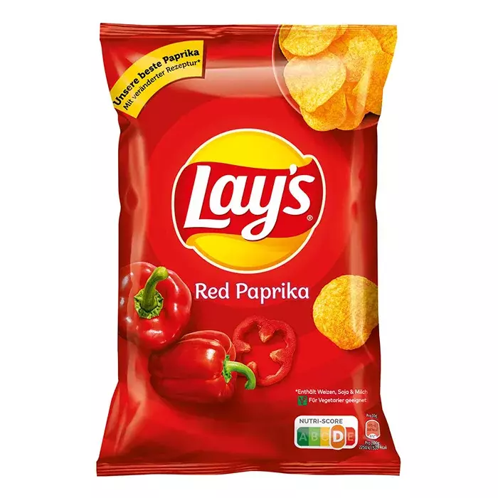 LAYS RED PAPRIKA CHIPS 150G
