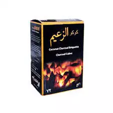 Zaeem Coconut Charcoal Cubes for Shisha	1Kg - 72Cubes