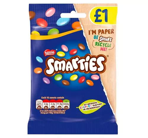 NESTLE SMARTIES HANGING BAG 87 GR