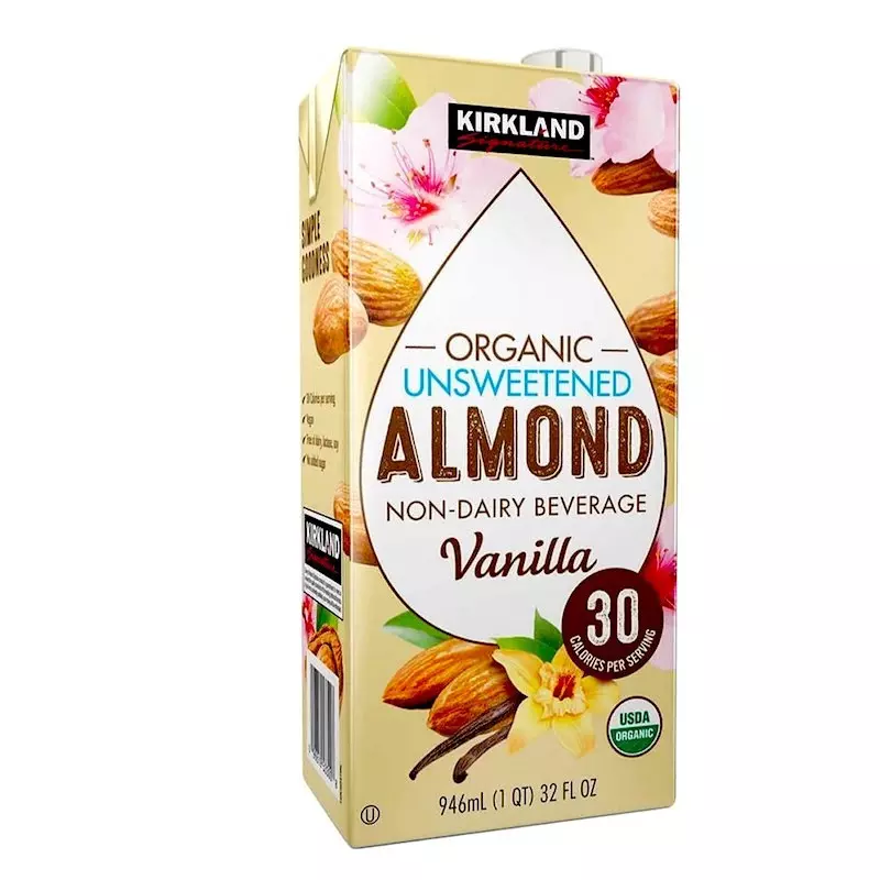 KIRKLAND ORGANIC UNSWEETENED ALMOND VANILLA 946 ML