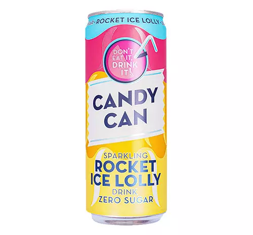 CANDY CAN SPARKLING ROCKET ICE LOLLY 330ML