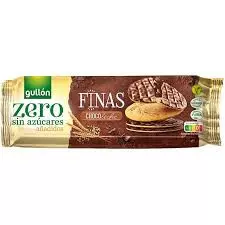 Gullon Finas Zero Added Sugar Chocolate Milk Biscuits	150g