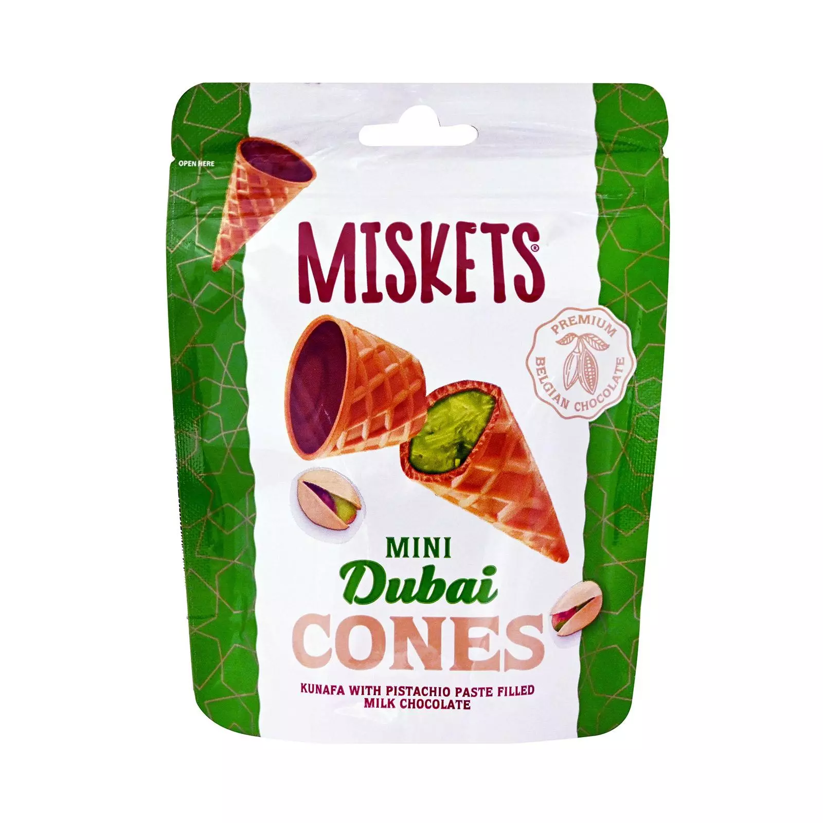 MISKETS MINI DUBAI CONES 50G