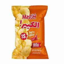 Master Hot & Spicy Potato Chips	180g