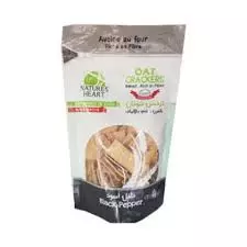 Nature's Heart Oat Black Pepper Crackers	150g