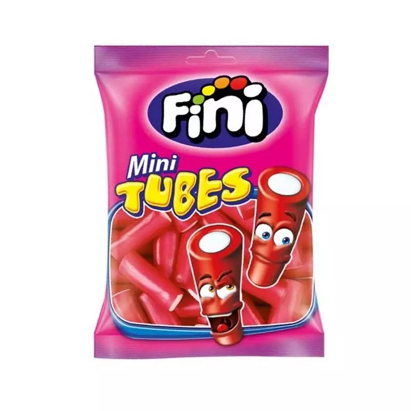 Fini Mini Smooth Strawberry Mini Tubes 90g