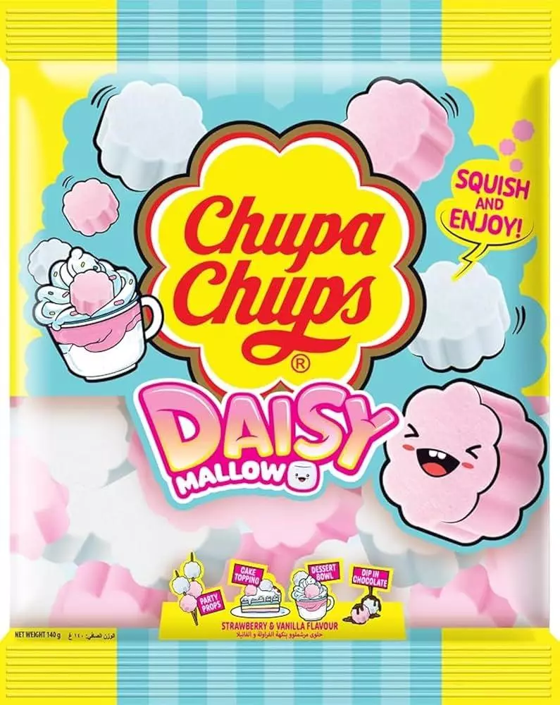 CHUPA CHUPS MARSHMALLOW STRAWBERRY & VANILLA 280G