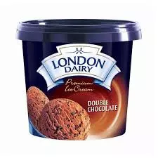 Premium Double Chocolate Ice Cream Cup	1L