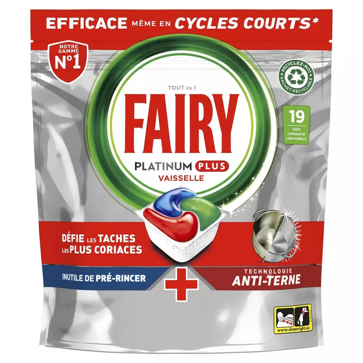 FAIRY PLATINUM PLUS ORIGINAL 19 TABS