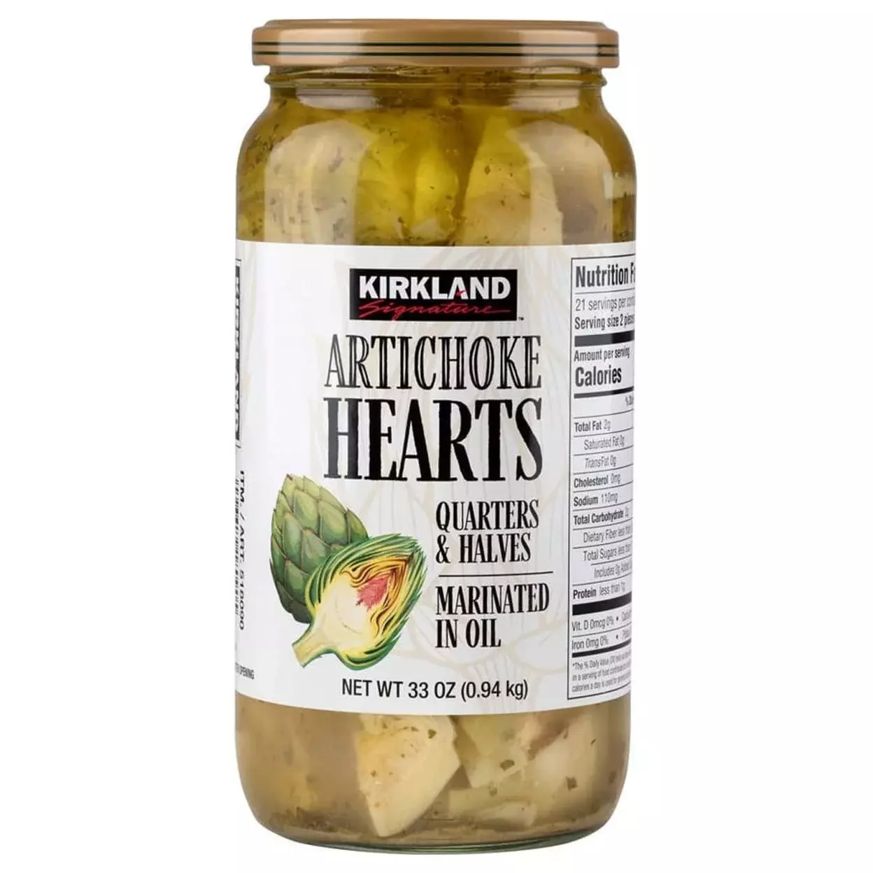 Kirkland Signature Artichoke Hearts 940G