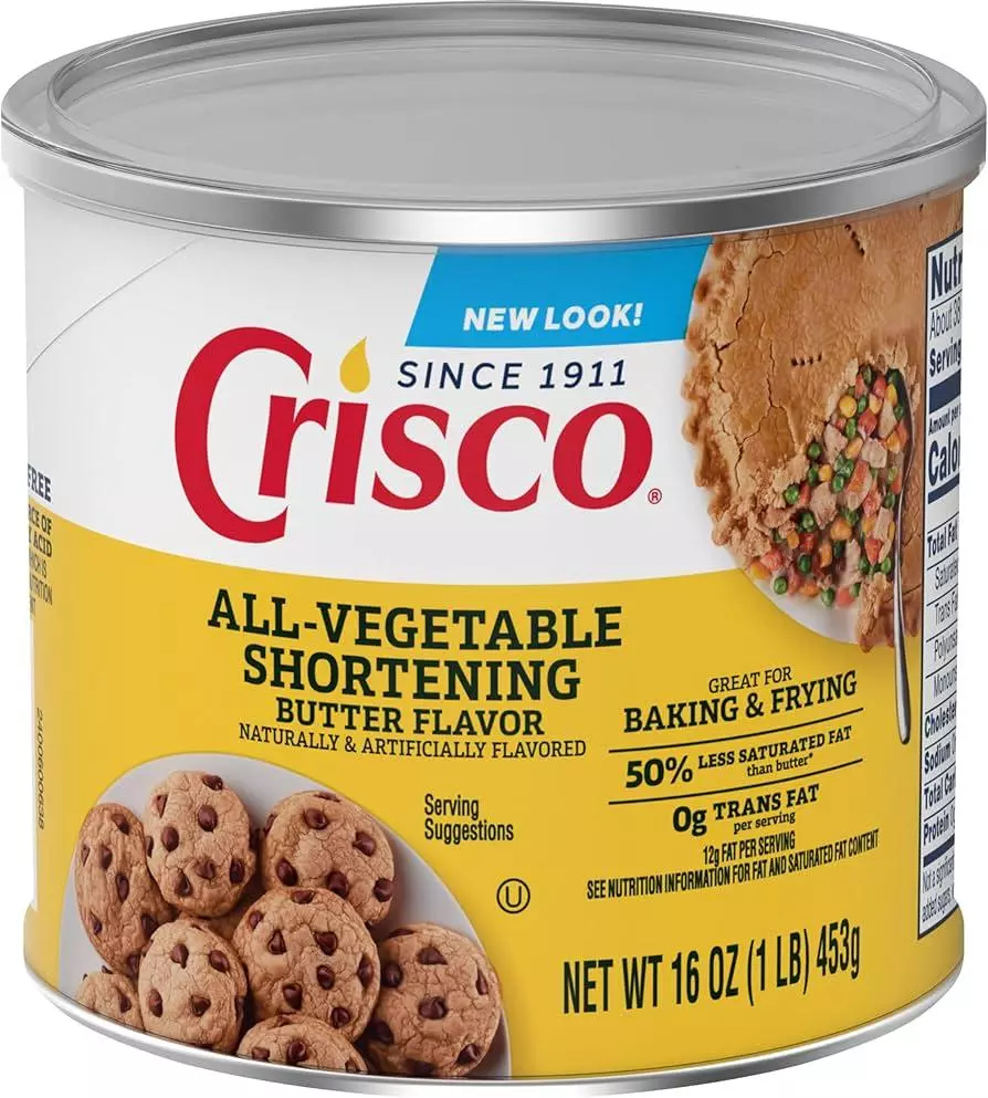 Crisco Butter Flavor All-Vegetable Shortening 453g