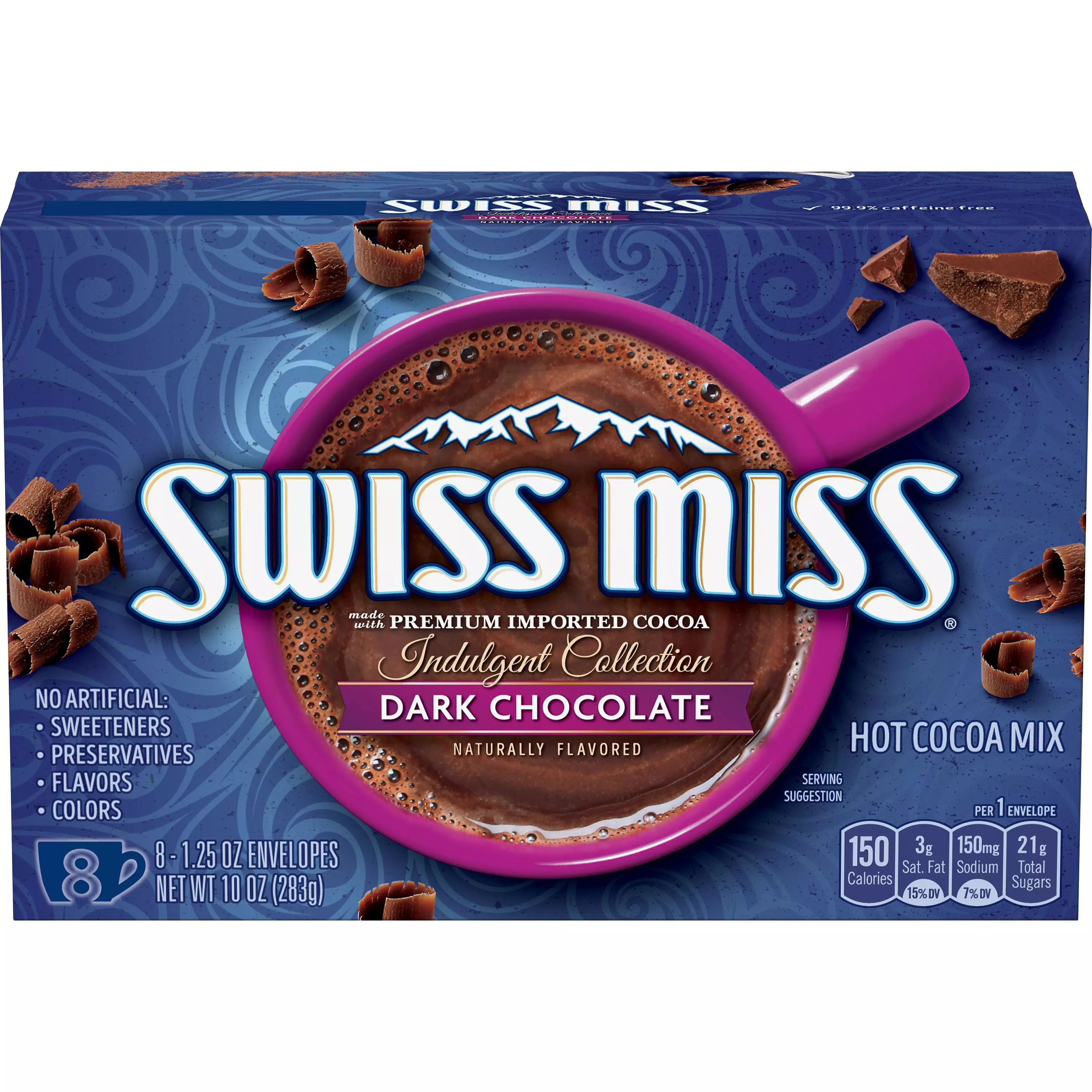 Swiss Miss Dark Chocolate Hot Cocoa Mix 283g - 8Sachets