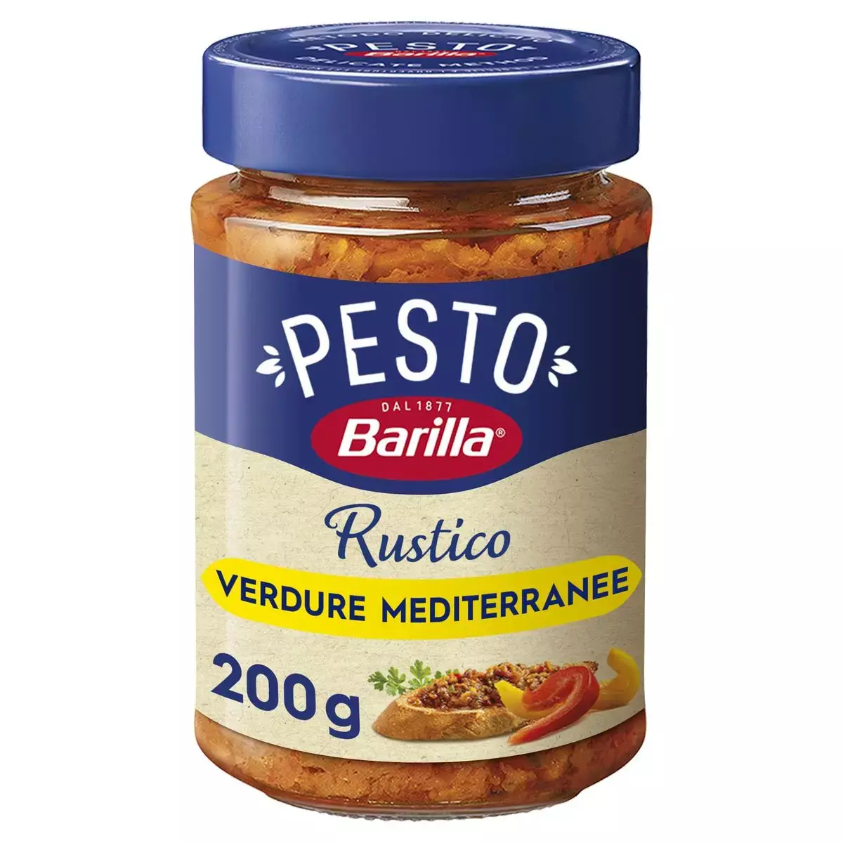 PESTO BARILLA RUSTICO VERDURE MEDITERRANEE 200G